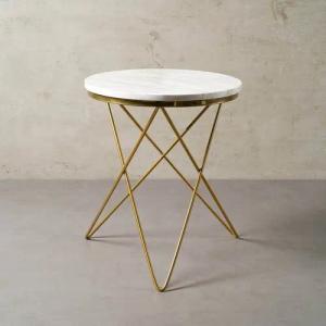 MAGNA Atelier Beistelltisch Paris Marmor Beistelltisch, Einzigartige Natursteinplatte