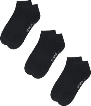 Sprandi 3er-Set niedrige Unisex-Socken 0MB-002-AW23 (3-pack) Schwarz