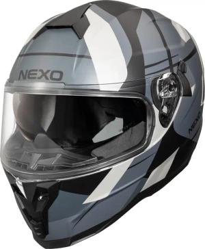 Nexo Integralhelm Comfort II Silber Dekor #24 L