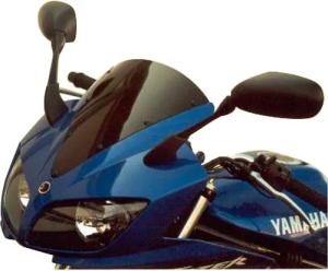 MRA Verkleidungsscheibe Originalform O schwarz für FZS 600 02-03