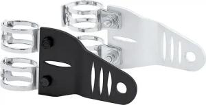 Paaschburg & Wunderlich Lampenhalter Alu schwarz für 55-58 mm Gabel