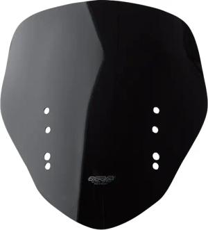 MRA Verkleidungsscheibe Originalform O schwarz für KLV/DL 650/10
