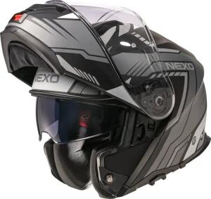 Nexo Klapphelm Comfort II silber/weiß dekor #22 XL