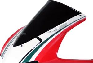 MRA Verkleidungsscheibe Originalform O schwarz für Panigale 899/