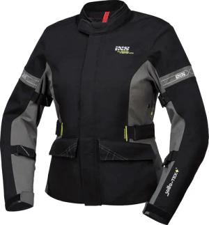 IXS Laminat-ST-Plus Damen Textiljacke schwarz/grau XXL Damen