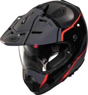 Craft Fiberglas Endurohelm Rot Dekor #24 L