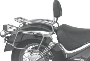 Hepco & Becker Solorack mit Rückenpolster chrom für Suzuki VL 125/250 Intru