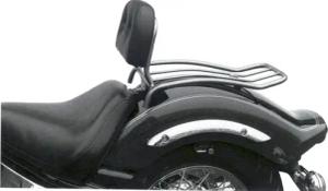 Hepco & Becker Solorack mit Rückenpolster chrom für Yamaha XVS 1100 Drag St