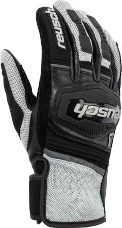 Reusch Outsprint Damen Leder-/Textilhandschuh kurz schwarz/grau W-7 Damen