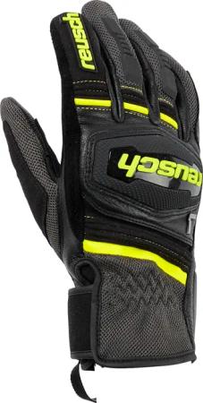 Reusch Outsprint Damen Leder-/Textilhandschuh kurz schw/gelb W-6 Damen