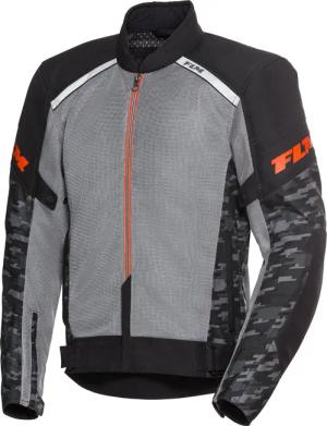 FLM Ram Air Textiljacke schwarz/grau M Herren