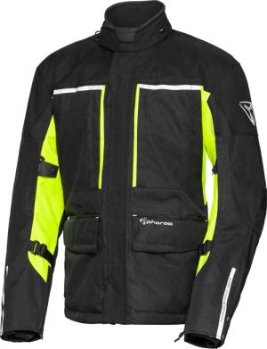 Pharao Cedar WP Textiljacke schwarz/gelb XL Herren