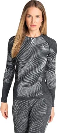 Odlo Blackcomb Eco Damen Funktiosshirt lang grau L Damen