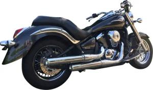 Miller Exhaust Auspuff slip-on Paar Standard poliert/poliert für Kawasaki V