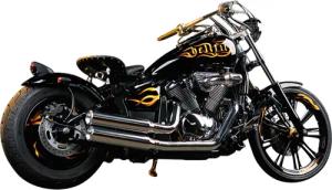 Miller Exhaust Auspuffanlage 2in2 Standard poliert/poliert für Kawasaki VN