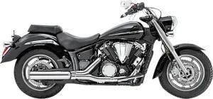 Miller Exhaust Auspuff slip-on kurz Standard poliert/poliert für Yamaha XVS