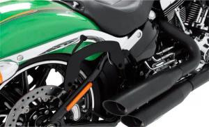 Hepco & Becker C-Bow Seitentaschenhalter schwarz für Softail Slim 2012-2017