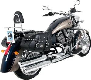 Hepco & Becker Sissybar mit Gepäckträger chrom für Victory Kingpin