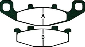 Hi-Q Bremsbeläge organisch FA129  141/95x41,5/34,5x9,7mm