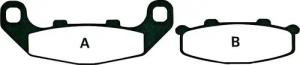 Hi-Q Bremsbeläge organisch FA141  106/76,4x38,2/27x9/10,7mm