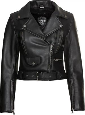 Spirit Motors Bad Bonnie Damen Lederjacke schwarz XL Damen