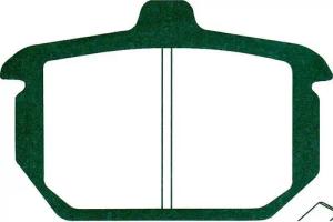 Hi-Q Bremsbeläge organisch FA078  74,2x49x12mm