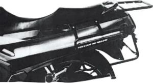 Hepco & Becker Seitenkofferträger schwarz für Kawasaki ZZ-R 1100 1990-1992