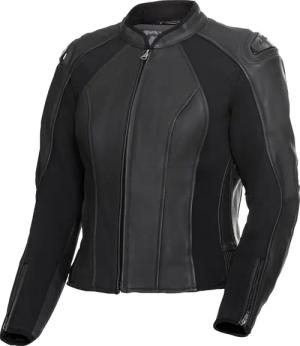 FLM Brooklands Damen Lederjacke schwarz 40 Damen