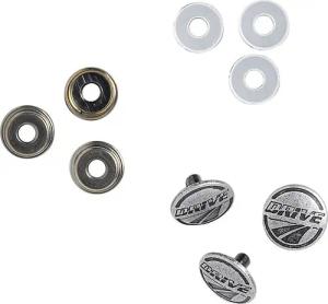 Drive 3x Drive Oberknopf Metall matt-silber 16 mm
