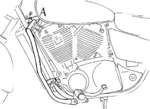 Hepco & Becker Sturzbügel chrom für Honda VT 1100 C3 Shadow
