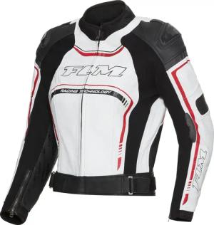 FLM Sports Damen Lederkombijacke 3.1 schwarz/weiß 40 Damen