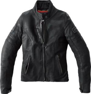 SPIDI Vintage Damen Lederjacke schwarz 40 (IT 46) Damen