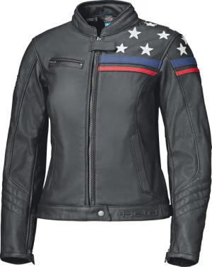 Held Midway Stars Damen Lederjacke schwarz/weiß/blau/rot 44 Damen