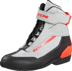 FLM Traction Damen Motorradschnürstiefel kurz grau 40 Damen