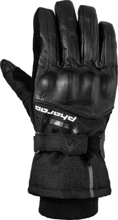 Pharao Edmon WP Winter Damen Leder/Textilhandschuh lang schwarz 7 Damen