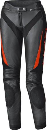 Held Lane II Damen Lederhose schwarz/neonrot 42 Damen