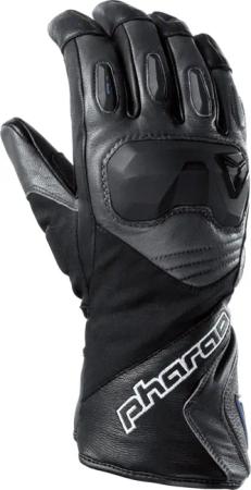 Pharao Hudson WP Damen Leder/Textilhandschuh lang schwarz 6 Damen