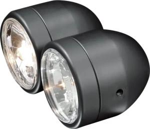 Shin Yo Doppelscheinwerfer 90 mm Abblend-/Fernlicht H7/H4 schwarz