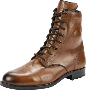 Spirit Motors Jimmy Slick Motorradschnürstiefel kurz braun 45 Herren