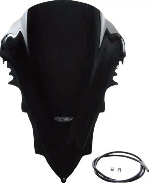 MRA Verkleidungsscheibe Racing R schwarz für YZF R1 2007-2008