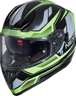 Nexo Integralhelm Sport II Grün Dekor #20 L