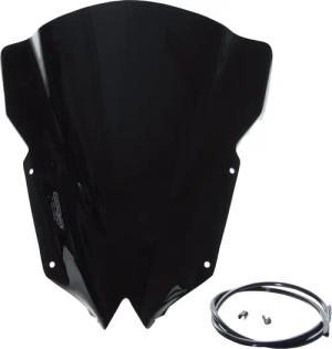 MRA Verkleidungsscheibe Racing R schwarz für YZF R6 2008-2016