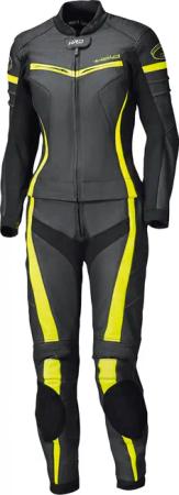 Held Spire Damen Lederkombi 2-tlg. schwarz/neongelb 36 Damen