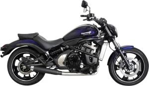 Miller Exhaust Auspuffanlage 2in1 Tapered schwarz/poliert für Kawasaki Vulc