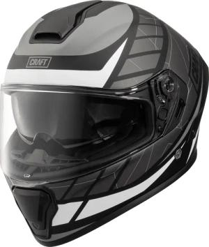 Craft Fiberglas Integralhelm Toursport Silber Dekor #24 M