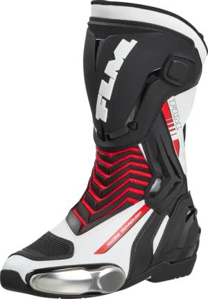 FLM Mandalika Damen Motorradstiefel lang rot 41 Damen