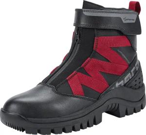 Pharao Siljan WP Damen Motorradschnürstiefel kurz schwarz 38 Damen