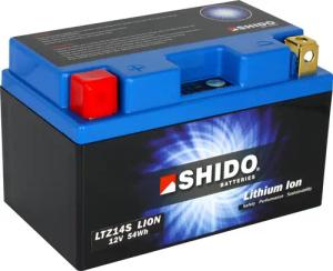 Shido Lithium Batterie LTZ14S, 12V, 5Ah (YTZ14S-BS/YTZ14S)