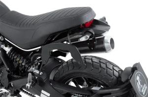 Hepco & Becker C-Bow Seitentaschenhalter schwarz links für Ducati Strampler