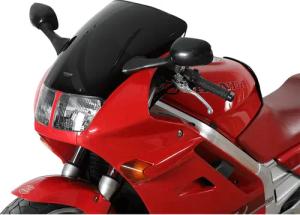 MRA Verkleidungsscheibe Originalform O schwarz für VFR750F 90-93